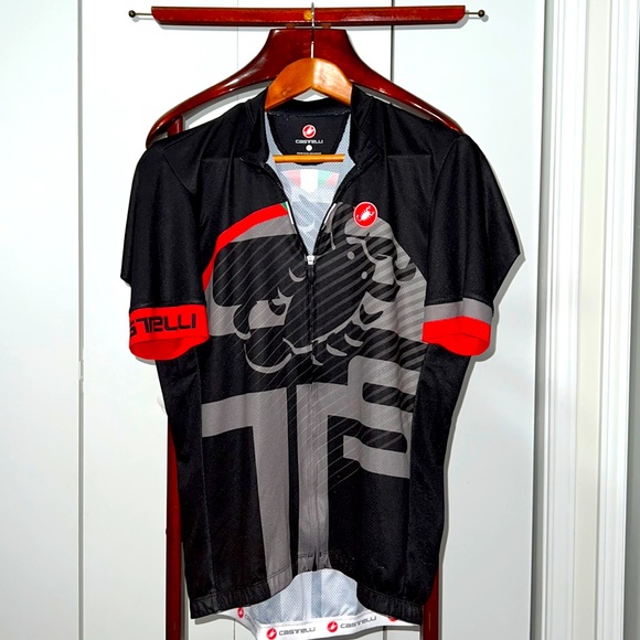 Castelli Scorpione Men’s Short Sleeves 1/4 Front Zip Cycling Jersey Size XXL - Picture 1 of 3